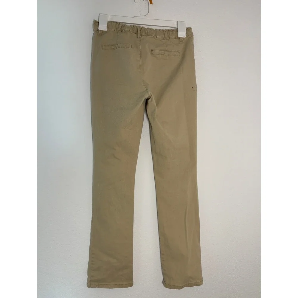 The Childrens Place Girls‎ Khaki Chino Pants Tan School Uniform Size 16 Slim Leg